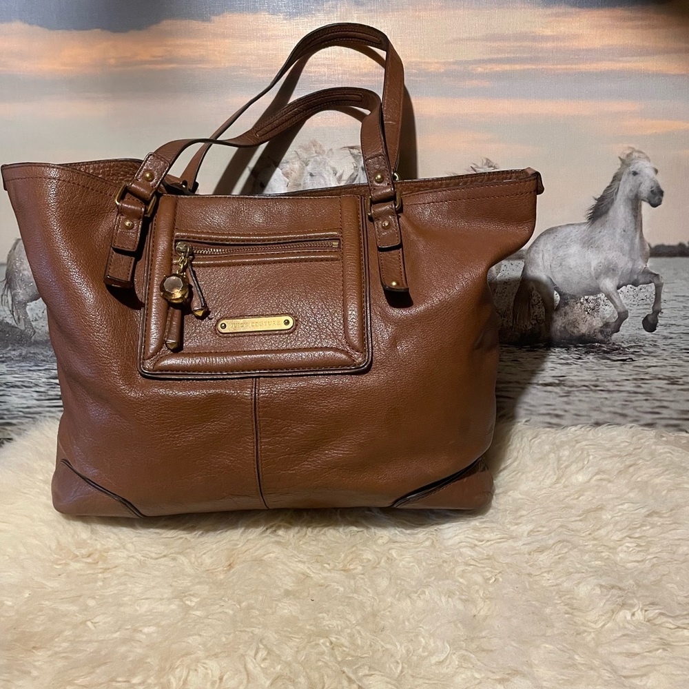 Juicy Couture XXL leather tote bag